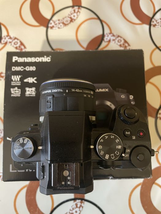 Vand Panasonic G80, 4k cu obiectiv Olympus 14-42