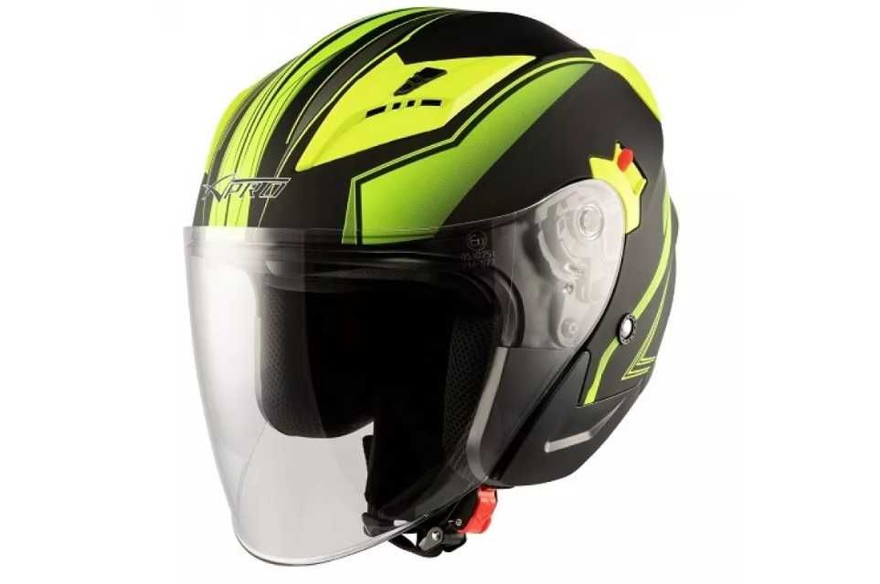 Скутер каска APRO YORK MATT YELLOW Код: 38223