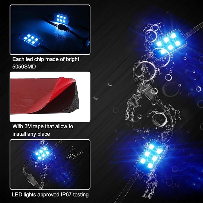 Set lumini LED motocicleta
