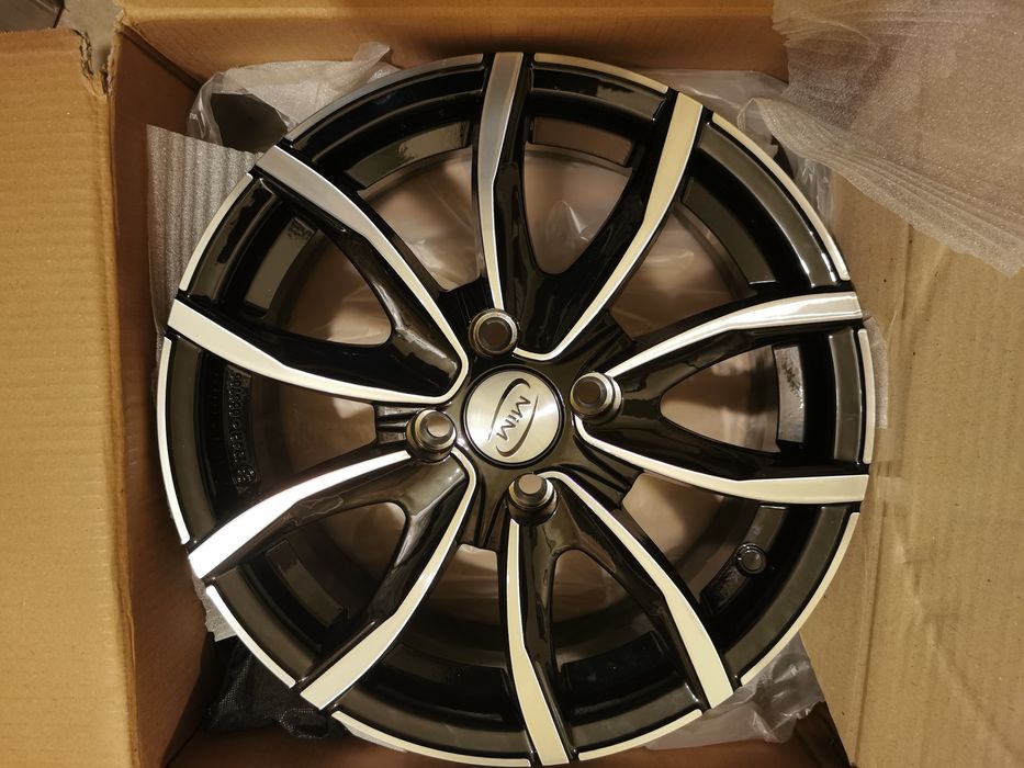 Vand jante de aliaj marca MiM 4x100 pe 15 black-polis