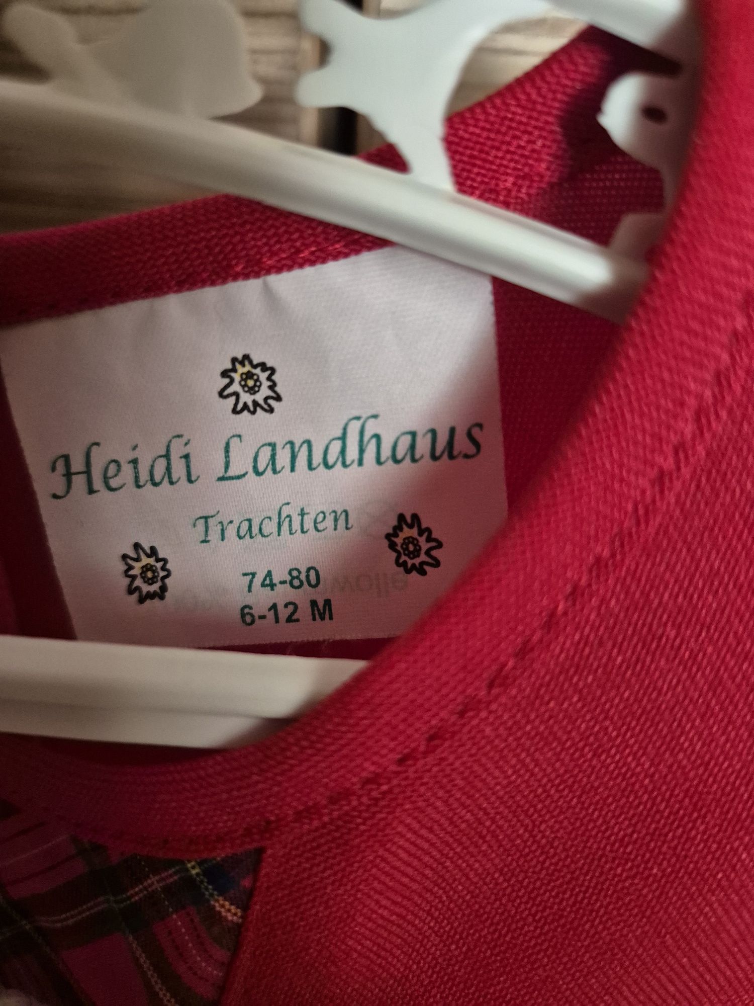 Vând rochiță stil Alpin "Heidi" 6-12 luni