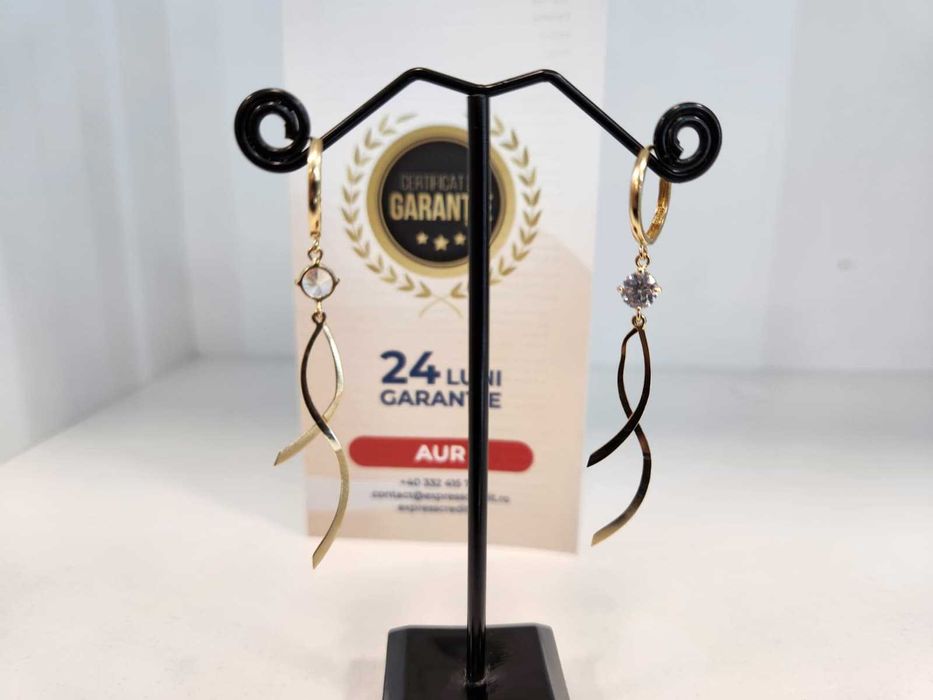 Cercei aur 14k 2.30g(b67464.2/AG2 Tudor1)