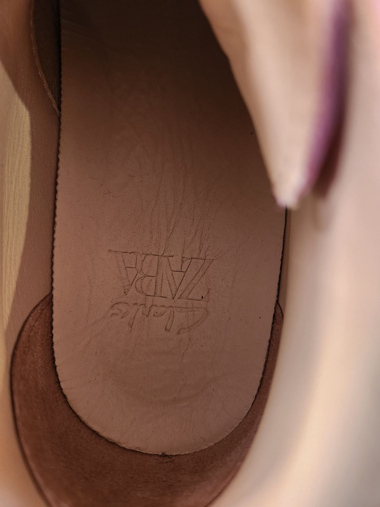 Великолепни кожени обувки от Zara & Clarks 30 номер