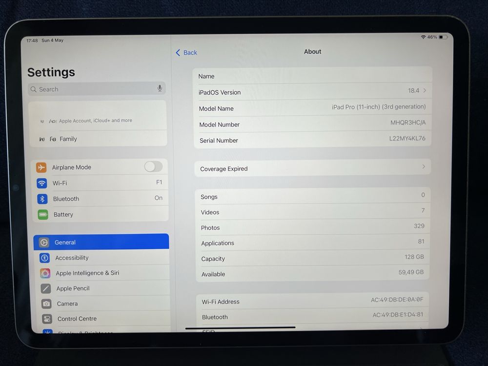 iPad Pro 11-inch M1 (3rd Generation) + Magic Keyboard