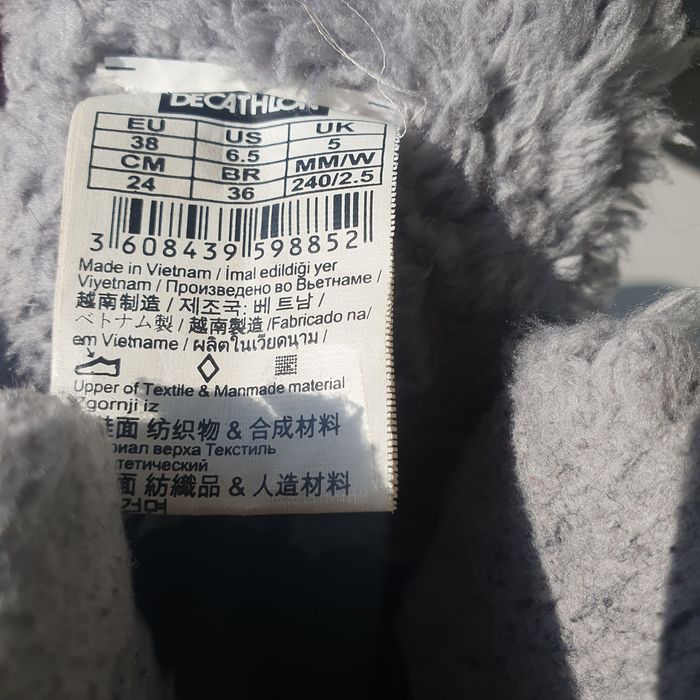 Ghete 38 iarnă Decathlon, călduroase impermeabile de zăpadă, dama