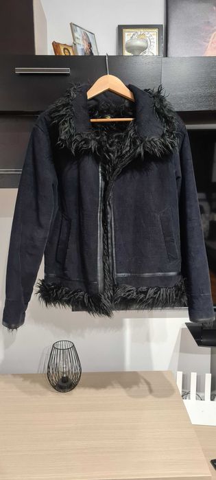 Geaca raiat neagra marime L