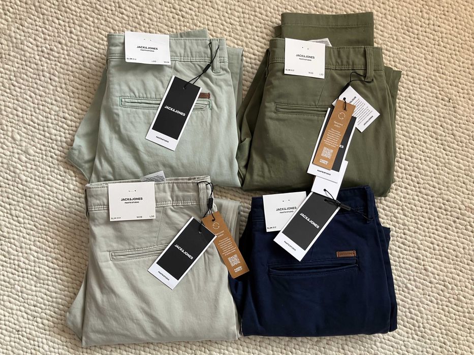 Pantaloni Chinos Slim Fit JACK & JONES MARCO BOWIE NOOS 29x30