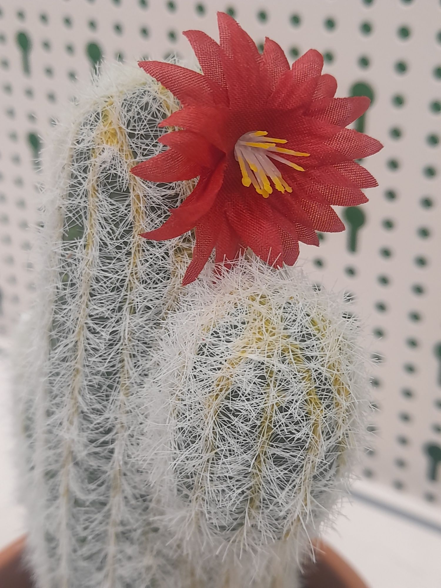 Cactus înflorit,  floare artificială