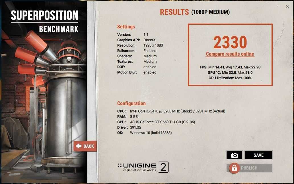 ASUS GTX-650 Ti GDDR5. заводской разгон.