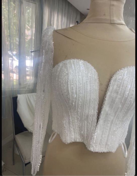 Сватбена/ булчинска рокля с корсет