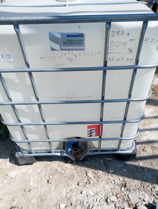 1000 l bazine ibc curate apă menajeră solarii combustibil fosa septica