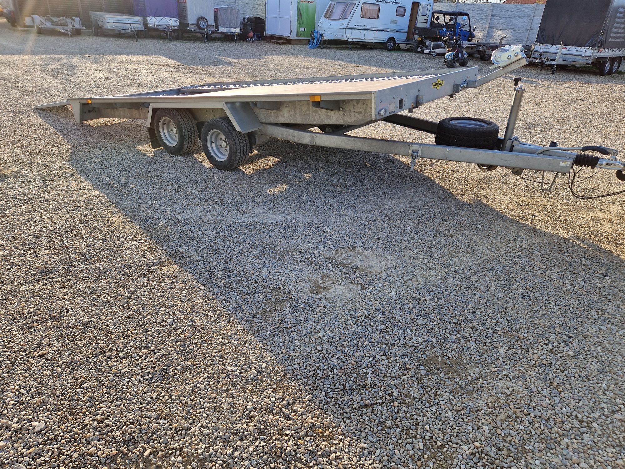 Trailer Humbaur ftk 274020 rabatabil de 2000 kg mma,stare noua!