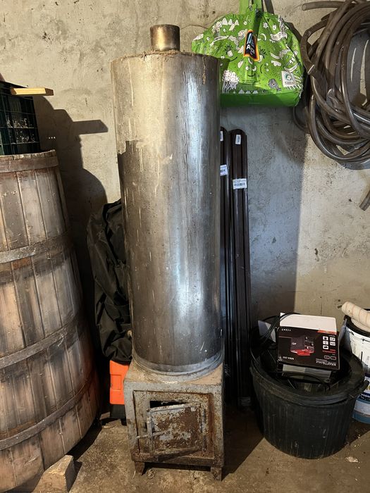 Boiler inox pe lemne