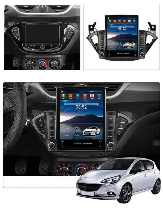 Navigatie Opel Corsa E din 2014 - 2019 Ecran TESLA 9.7 inch 4GB RAM