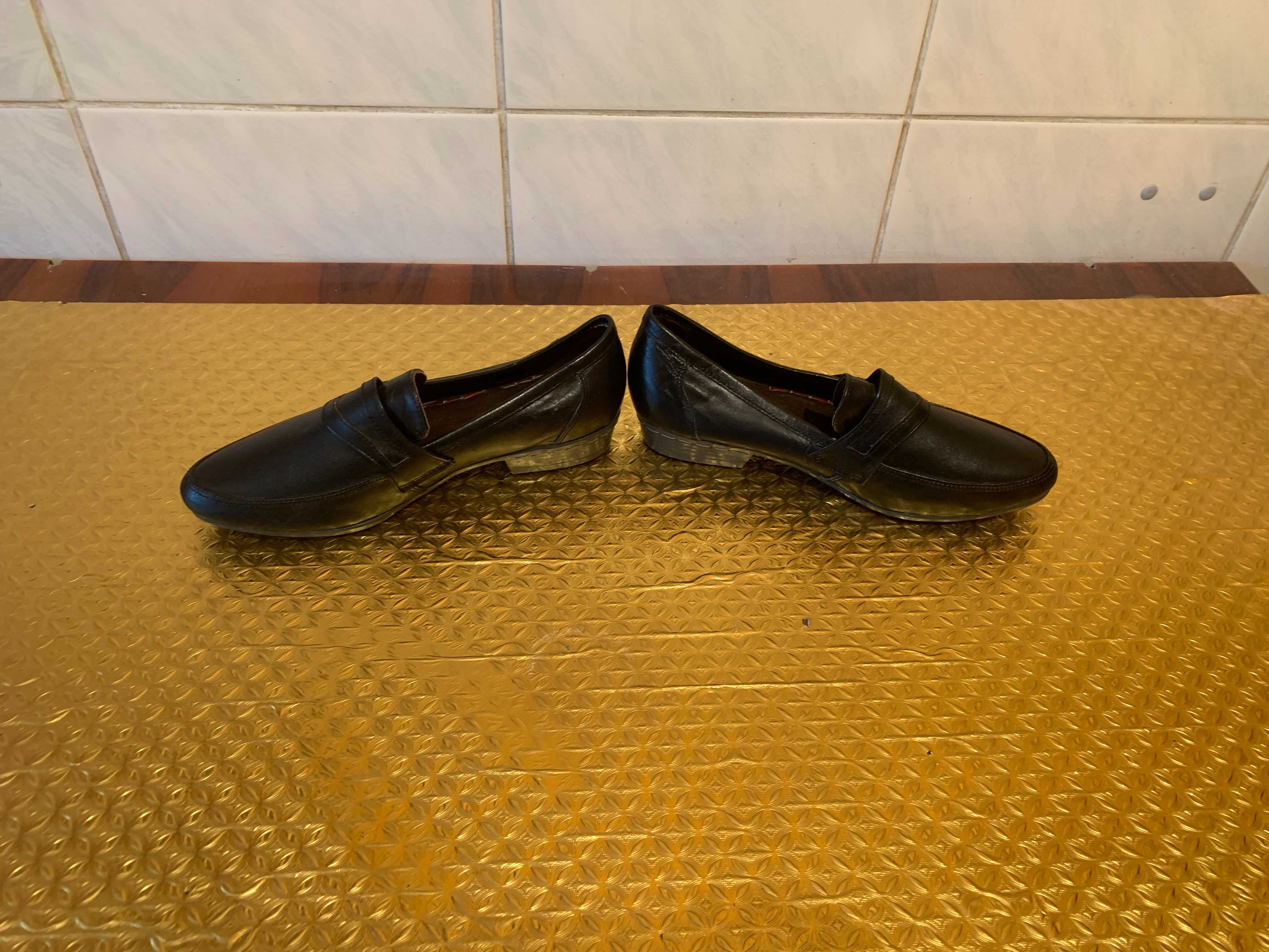 Продам туфли мужские из натуральной кожи чер. цвета (сделано в Турции)