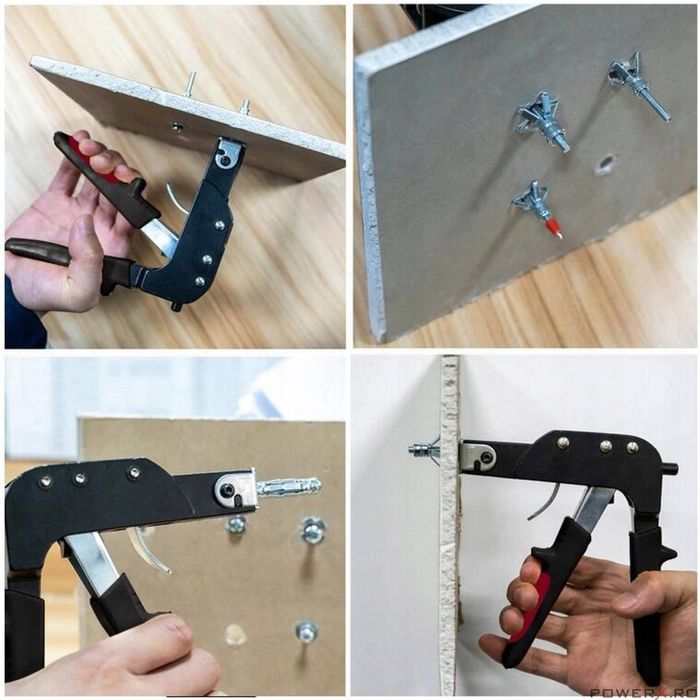 Cleste nituit, sertizat dibluri in panouri gips carton, 60 piese,