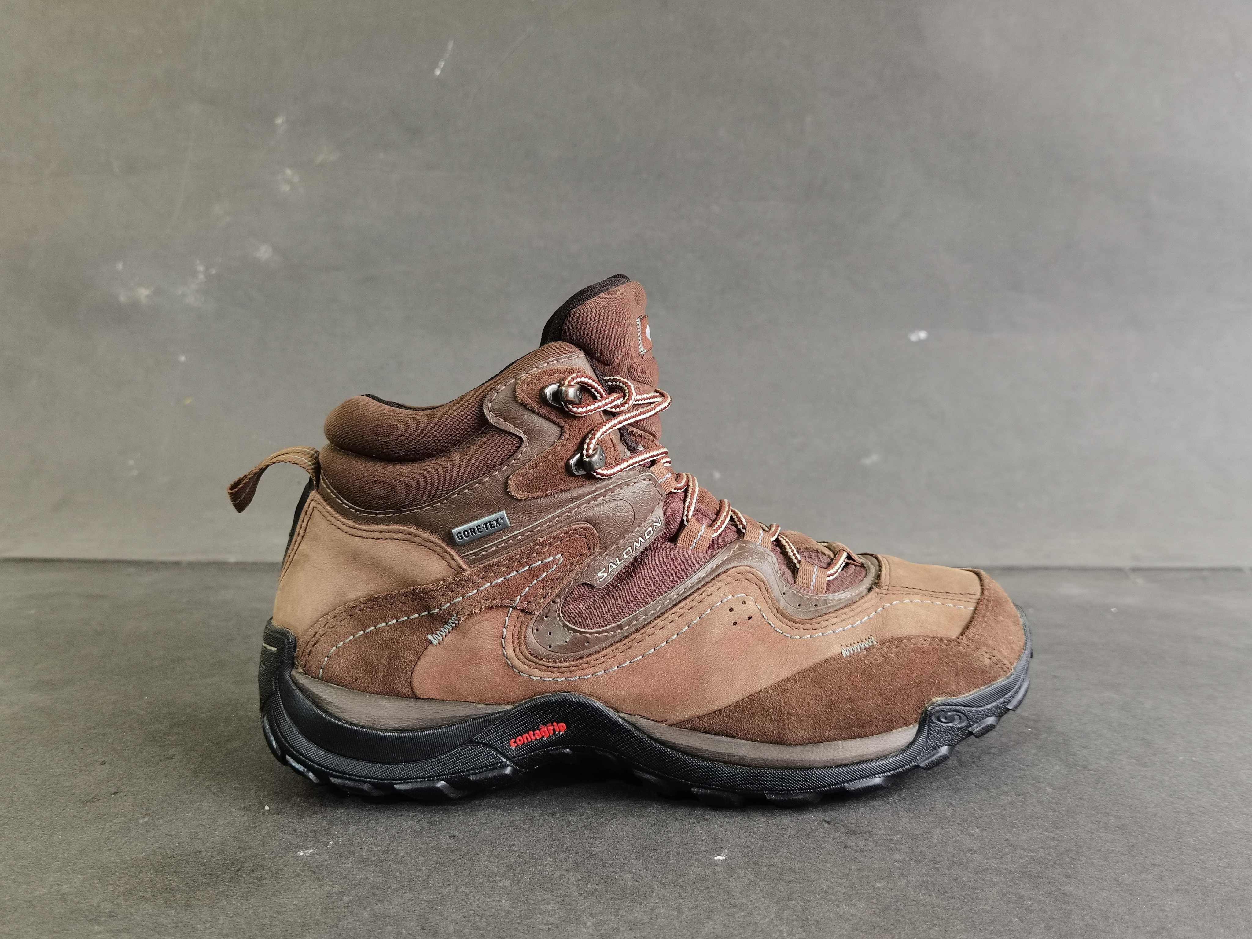 Bocanci PIELE  39 40 Ghete munte dama copii SALOMON GORETEX Ca NOI