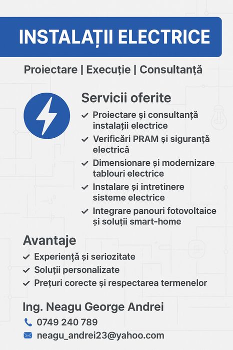 Inginer electrician 24h/24h