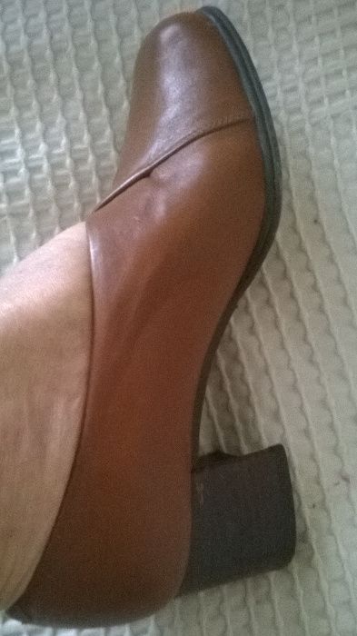Pantofi piele naturala nr.38 NOI