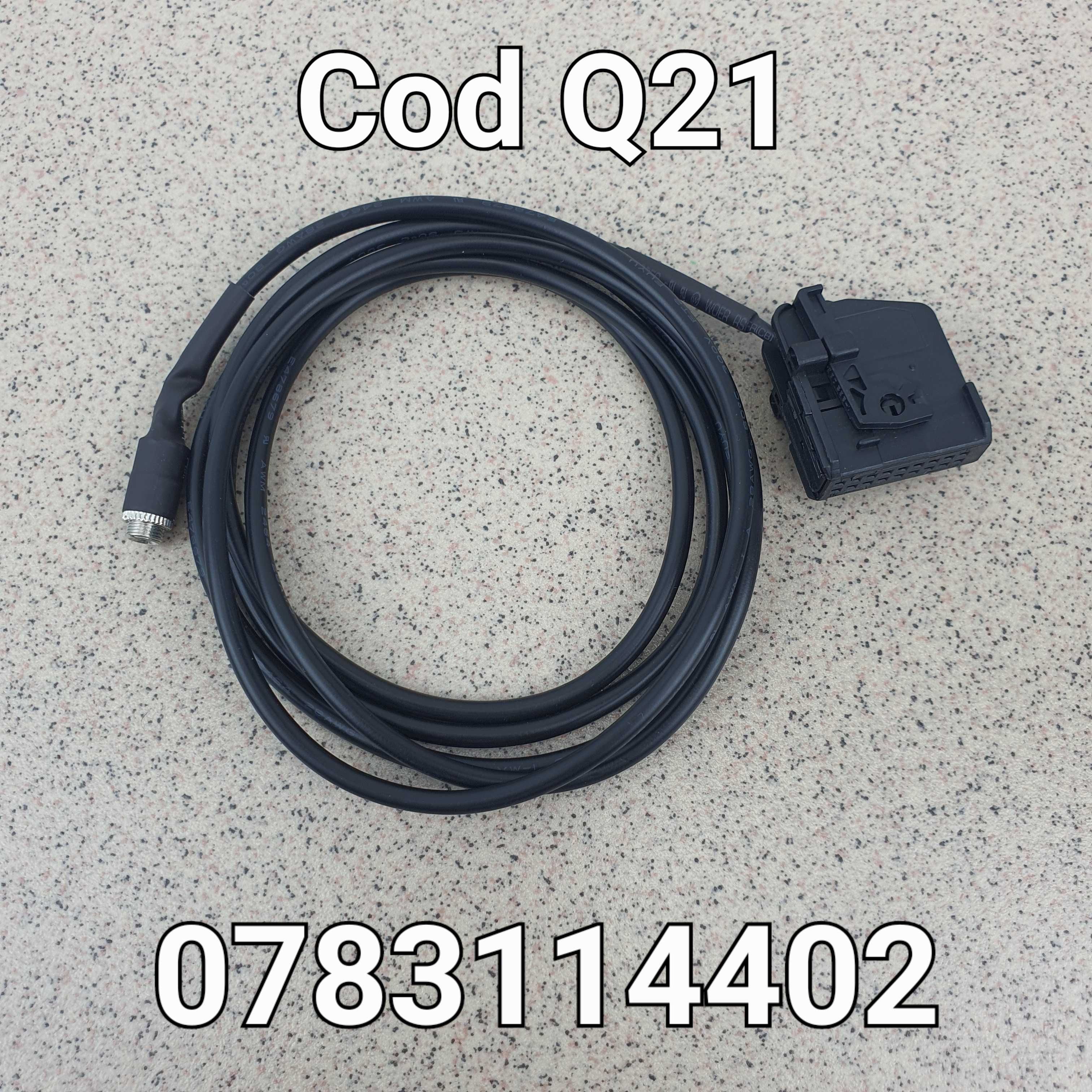 Cablu-Adaptor Auxiliar-AUX-MFD2 RNS RNS2-Passat-Skoda-Audi-Golf - Q21