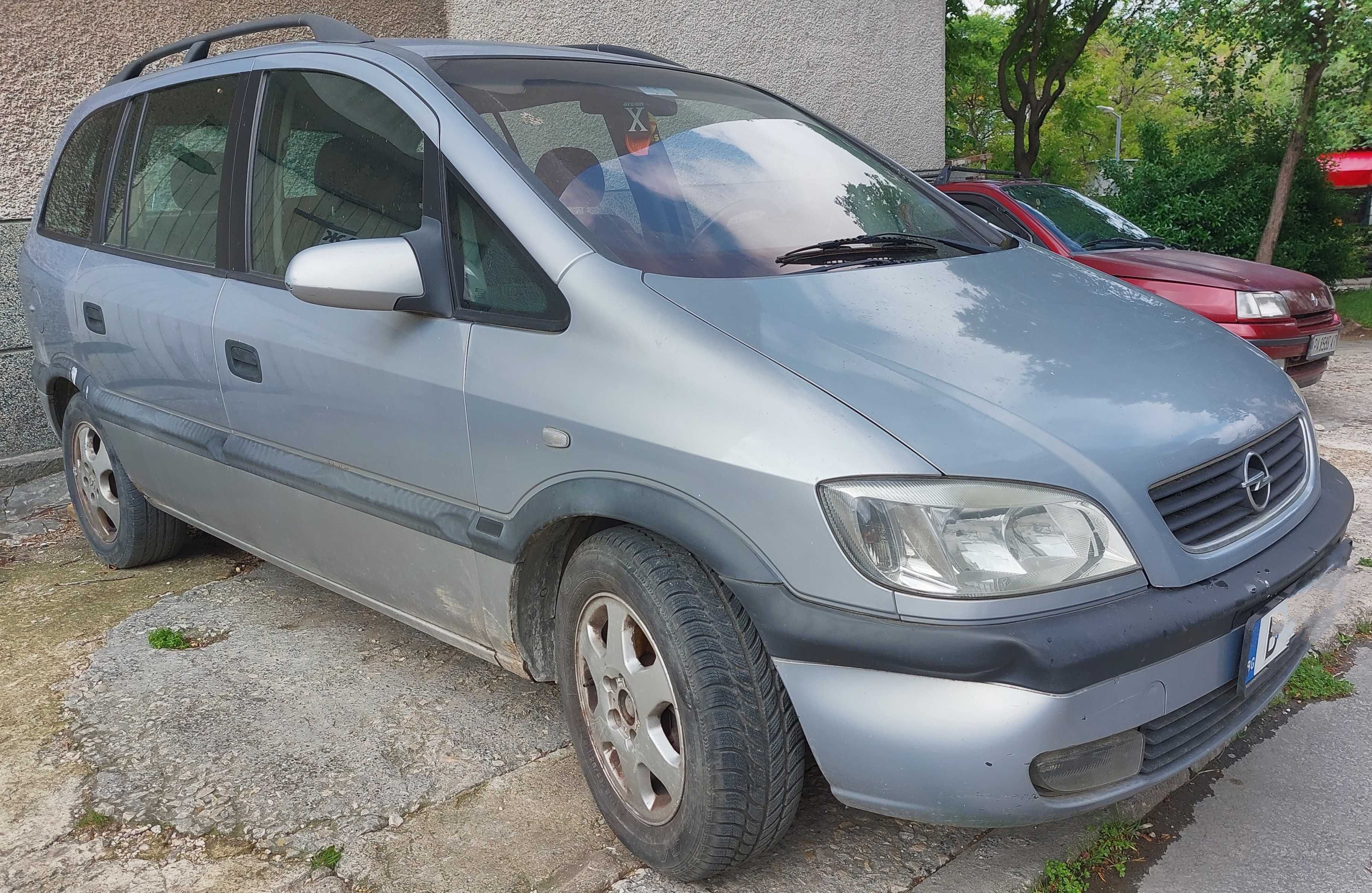 OPEL ZAFIRA 2000г. DI 16V 85 кс.