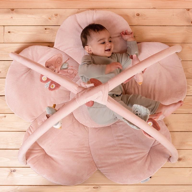 Мека активна гимнастика за игра Flowers Pink – Little Dutch