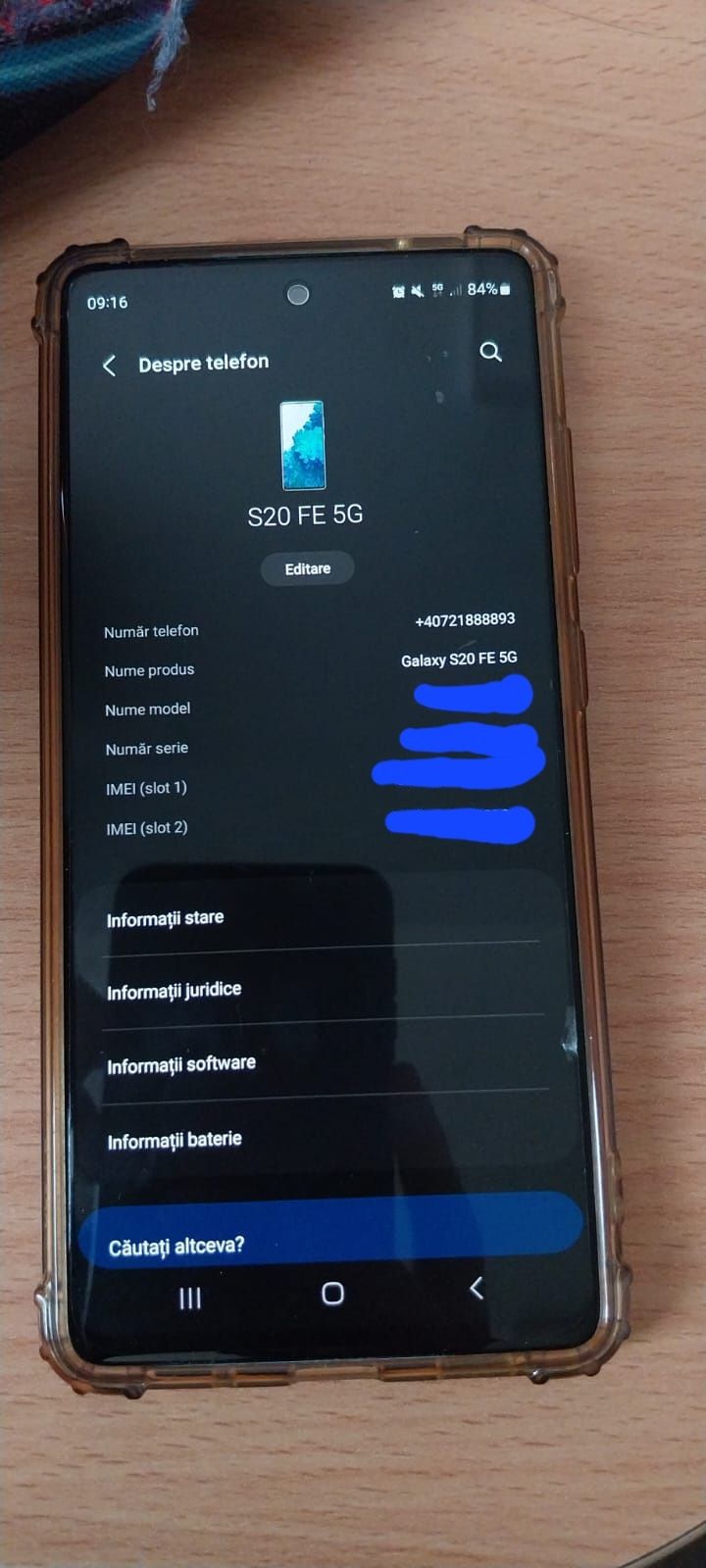 Vând Samsung s20 FE 5g