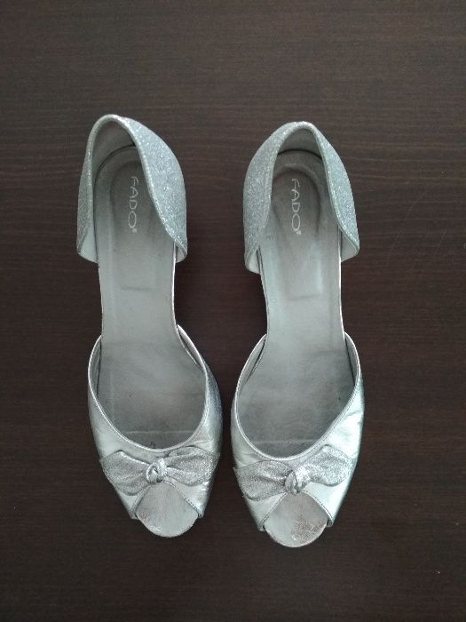 Официално елегантно обувки естествена кожа номер 35