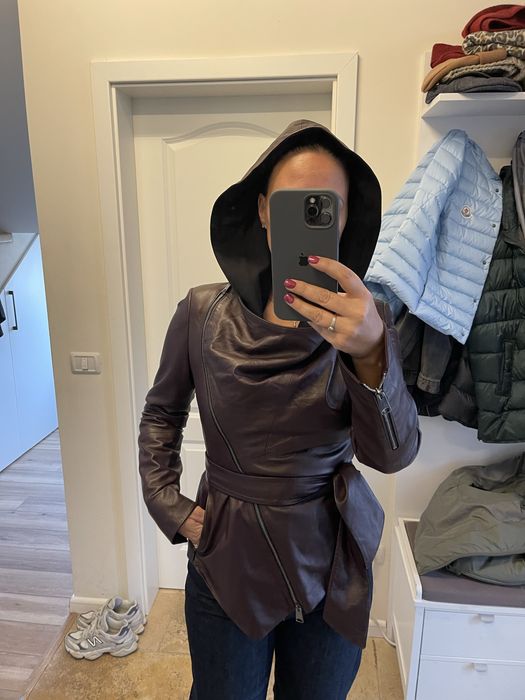 Geaca piele naturala foarte calitativa