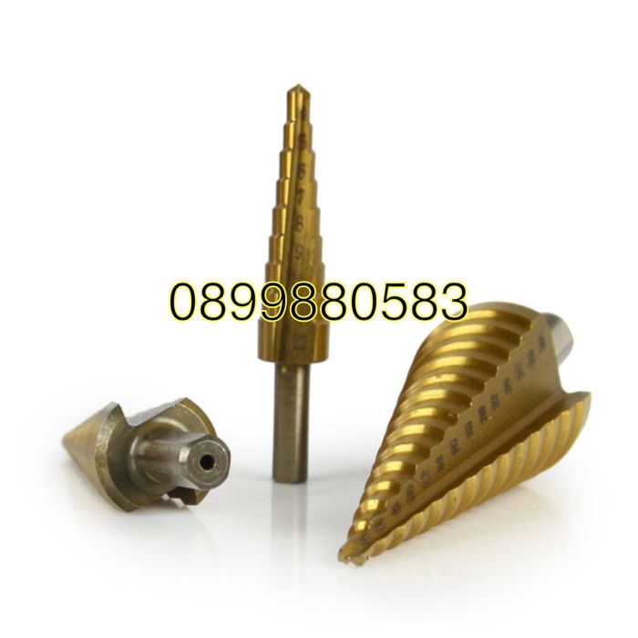 Комплект степенчати бургии за метал 6 части Mar-Pol