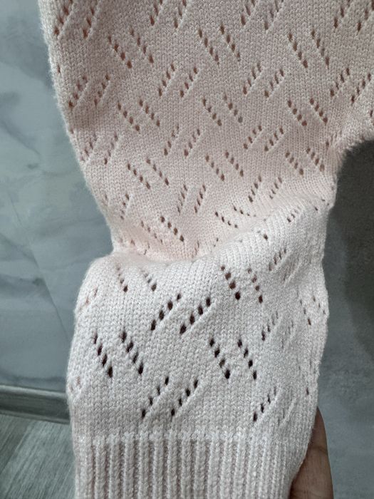 Розовый комбинезон на выписку из роддома на девочку