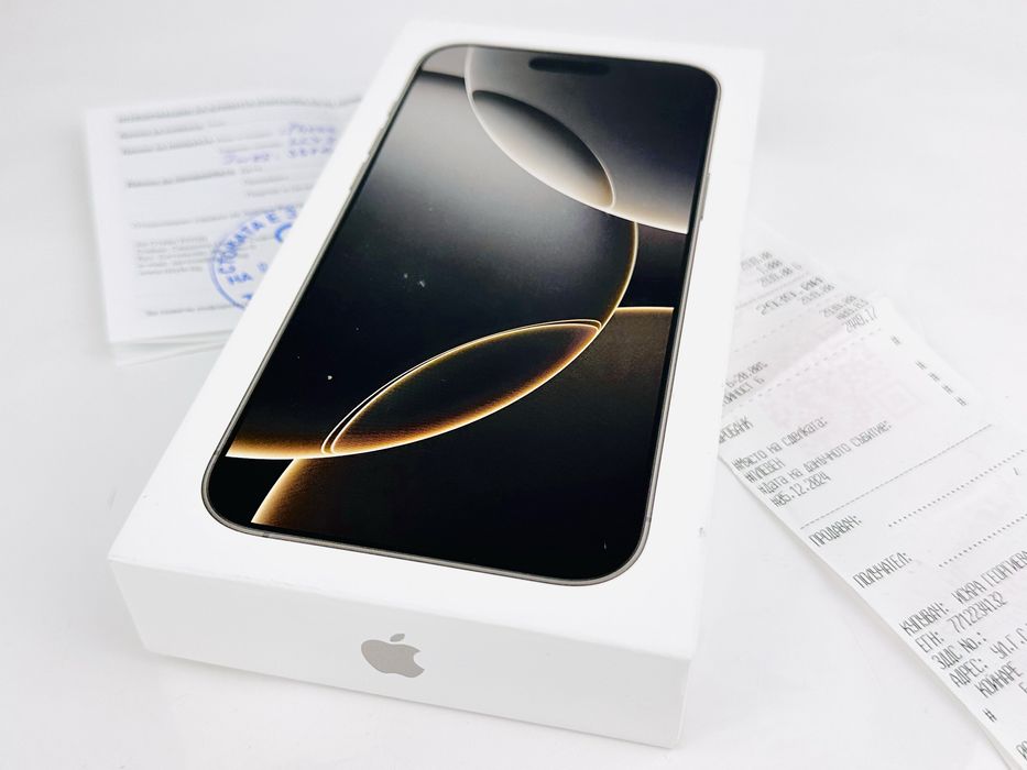 НОВ! Apple iPhone 16 Pro Max 512GB Natural 100%  Гаранция!
