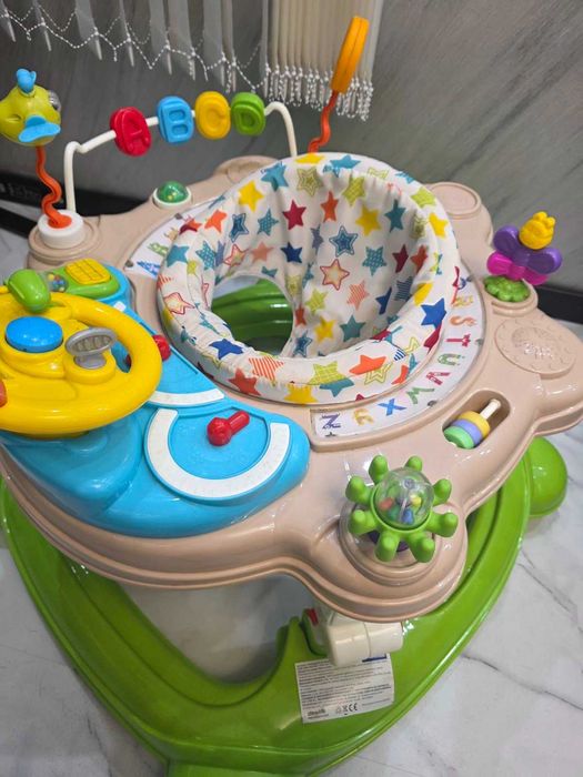 Проходилка 4 в 1 ,кол за бебе,музикална играчка за кошара