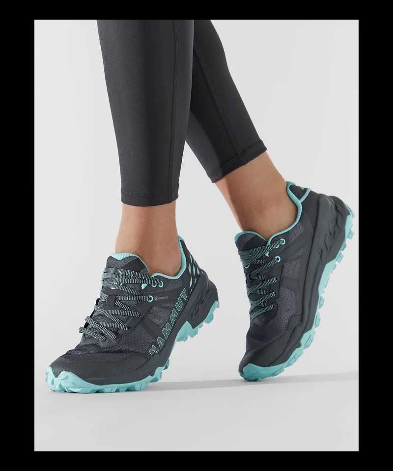 Pantofi trekking pt femei, Mammut Serting II Low, negru, marime 39 1/3
