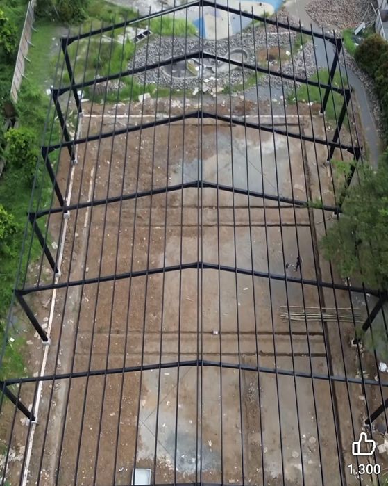 Vand structura metalica din stoc 7x25x4m