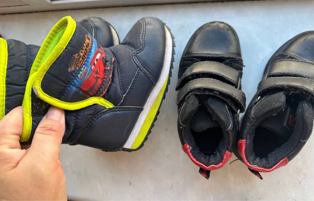 Сапоги на мальчика в нормальном состоянии