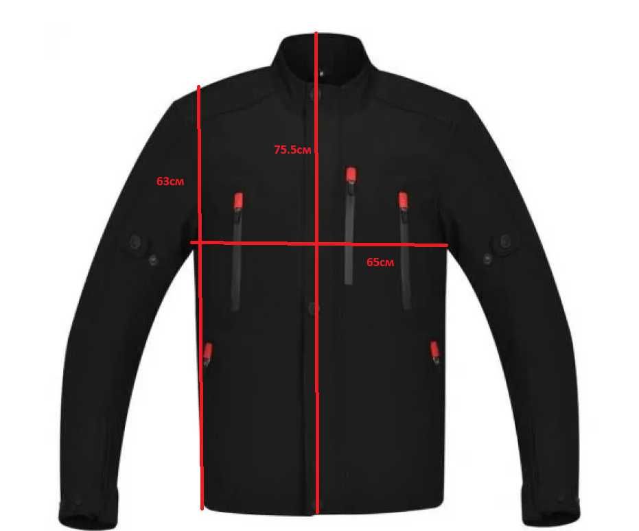 Текстилно Мото Яке Black Bike Anorak, размер XL