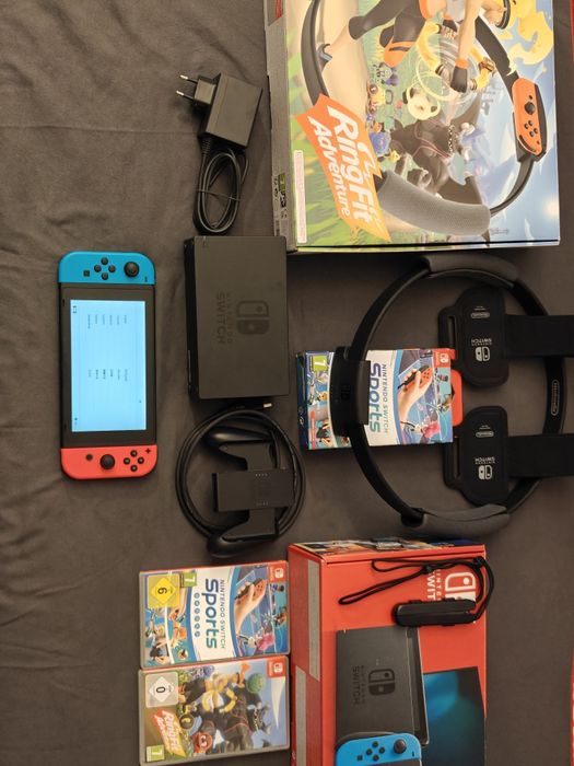 Nintendo switch, RingFit Adventure,