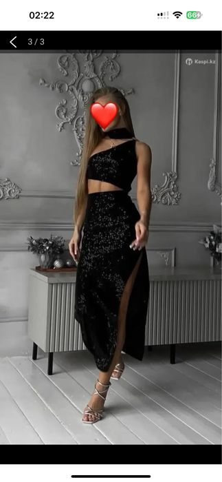 Вечернее платье с открытой спиной