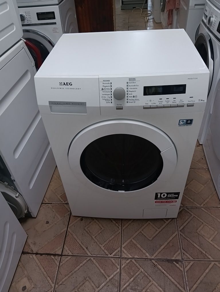 Пералня със сушилня  АЕГ Aeg Protex 7/4кг 2 години гаранция!