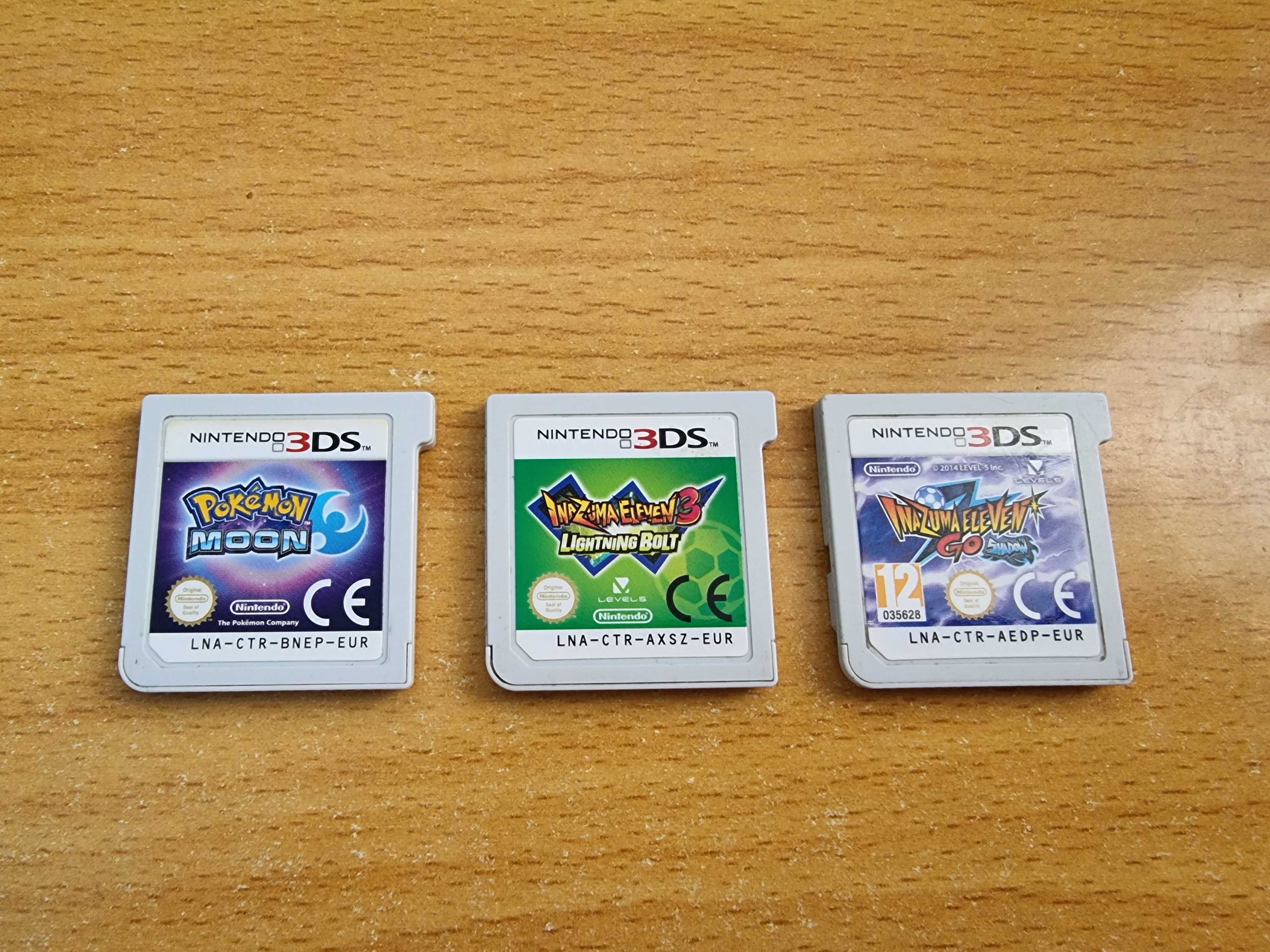Discheta joc Pokemon Moon/Inazuma Eleven Nintendo 3DS