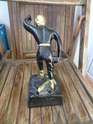 Zonguldak Özden metal worker BIBLO sculpture