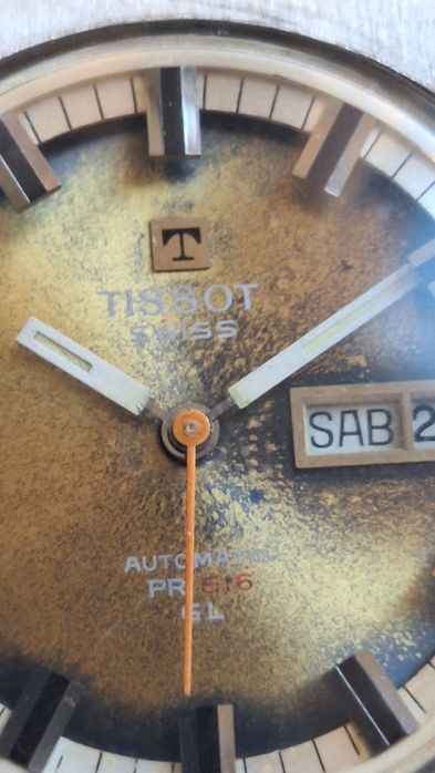 TISSOT PR 516 Gl ( 1970 ) nu este Doxa, Certina, Omega, Atlantic