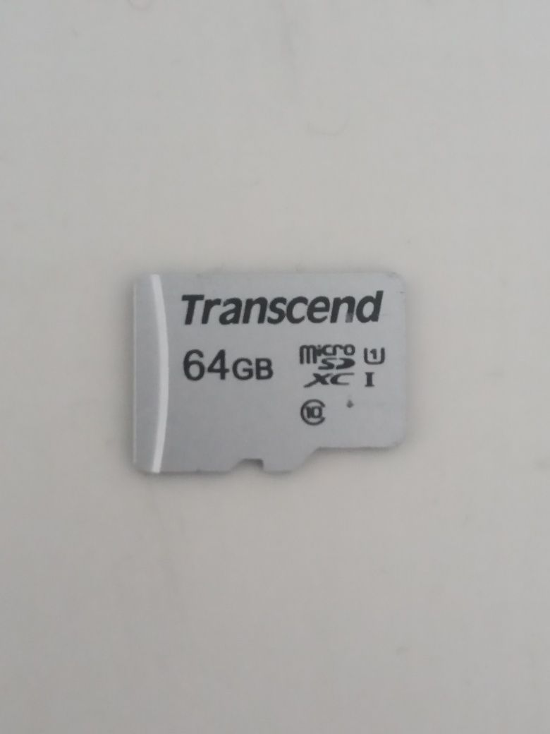 Микрофлэшка Transcend 64GB