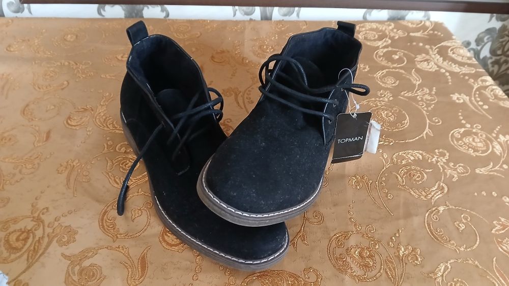 Мужские замщевые ботинки