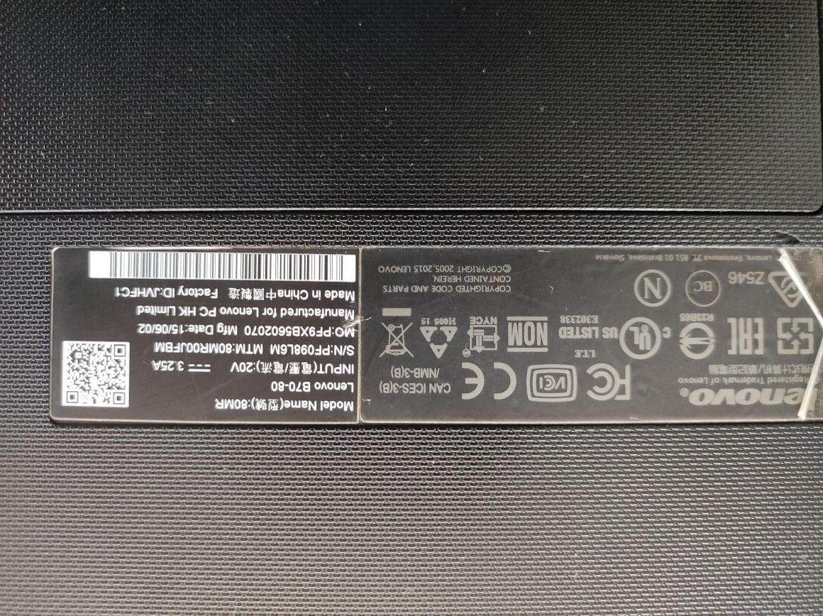 За части!! Лаптоп lenovo B70-80