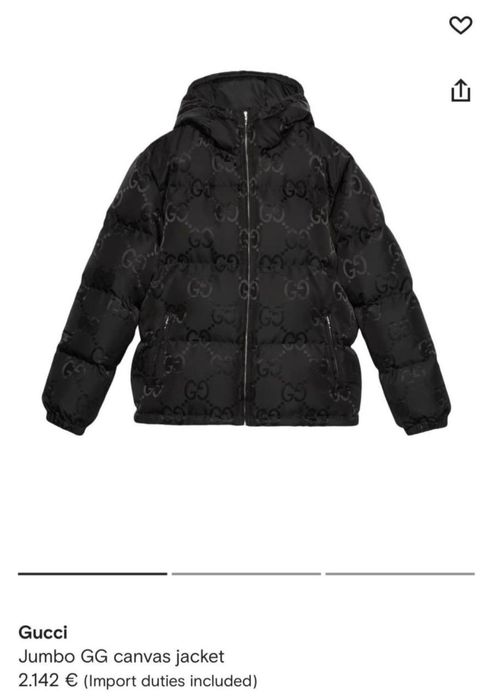 Geaca Gucci Premium groasa de iarna s-xxl