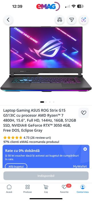 Laptop Asus Rog Strix