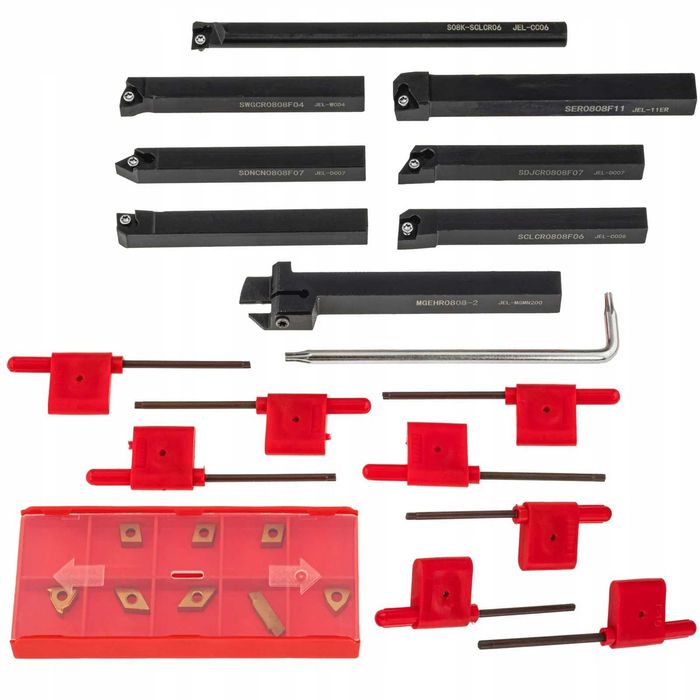 Set cutite strung cu placa inlocuibila dalti strunjire 8x8mm  (S12018)