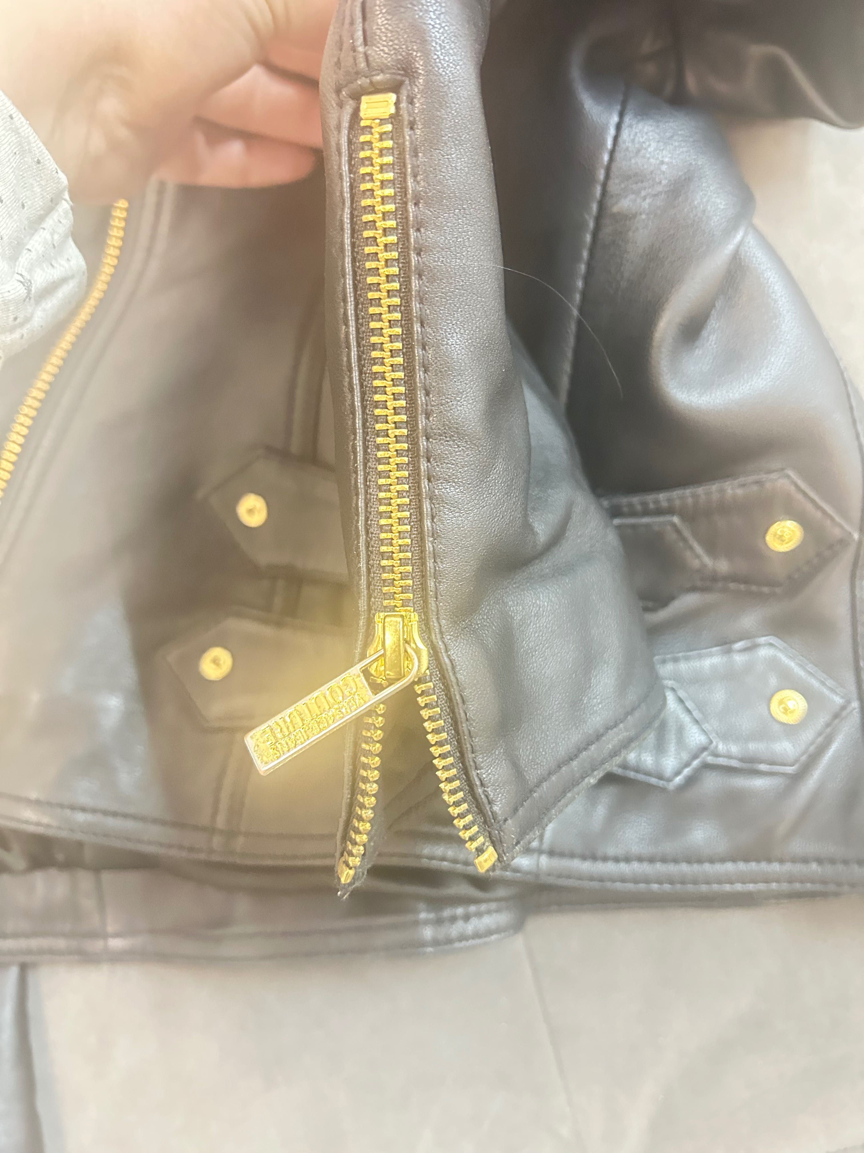 Geacă din piele Damă Versace Couture